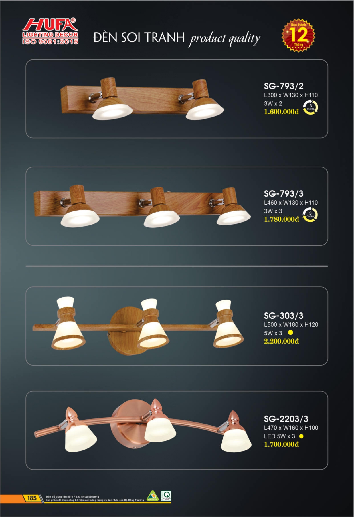 Bảng giá đèn LED HUFA 2026